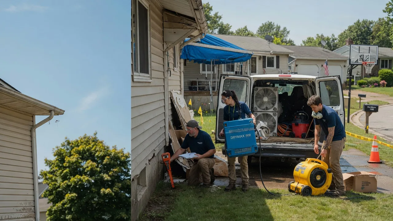 Ceiling Leak Cleanup in Saylorsburg, PA near me